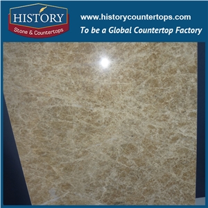 Spain Popular Building Material Emperador Light Marble Slabs and Tiles Suitable for Kitchen Countertops, Bathroom Vanity Tops, Wall and Floor Covering