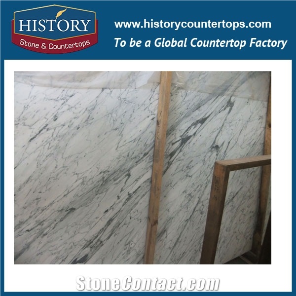 Statuario Slabs Italian Luxury White Marble Slabs Perfect Snow White Slabs Panel Polishing Floor Covering & Wall Cladding Tiles Fro Decoration