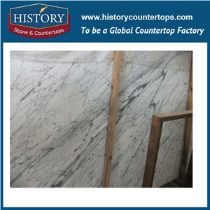 Statuario Slabs Italian Luxury White Marble Slabs Perfect Snow White Slabs Panel Polishing Floor Covering & Wall Cladding Tiles Fro Decoration