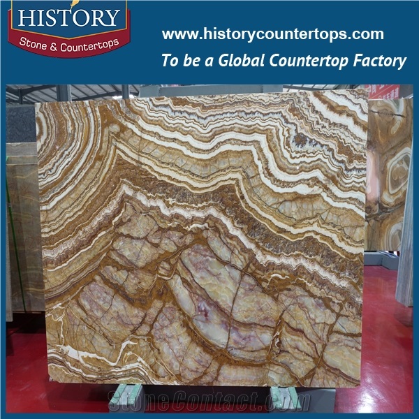 Tiger Onyx,Wooden Onyx Slabs,Yellow Onyx Floor Covering Tiles, Walling Tiles