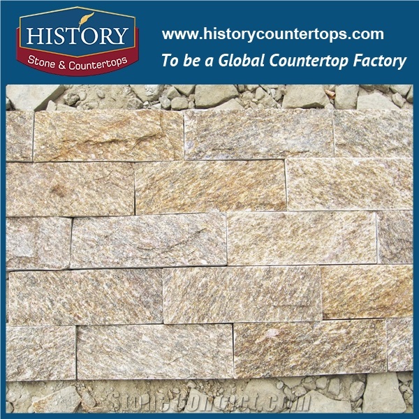 Tiger Skin Yellow Mushroom Natural Stone Mushroomed Wall Cladding Stone, Mushroom Wall Landscaping Stones