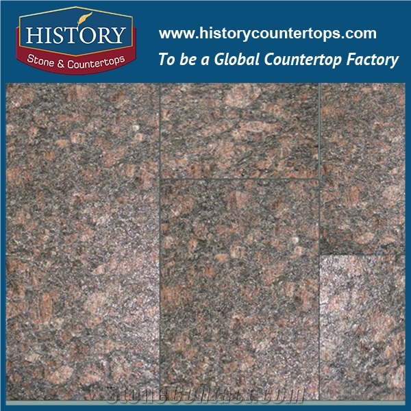 Top Selling Brown Color Granite Tan Brown Natural Slabs for Kitchen Countetops Vanity Tops Granite Tile for Wall Floor Covering