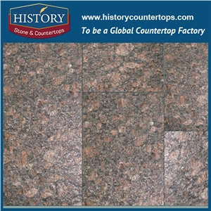 Top Selling Brown Color Granite Tan Brown Natural Slabs for Kitchen Countetops Vanity Tops Granite Tile for Wall Floor Covering