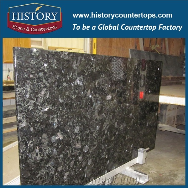 Volga Blue Granite with Flamed and Polished Finished Surface Solid Surface Stone for Skirting and Wall Cladding Flooring