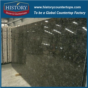 Volga Blue Granite with Flamed and Polished Finished Surface Solid Surface Stone for Skirting and Wall Cladding Flooring