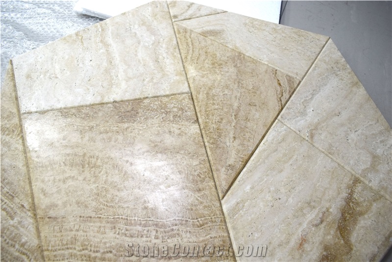 Hot Sales Yellow Marble Hexagon Mosaic
