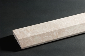 Classic Botticino Beige Marble Thresholds, Marble Saddle
