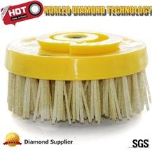 Korleo@-Snail Lock Round Diamond Antique Abrasive Brushes,Stone Brushes,Stone Tools