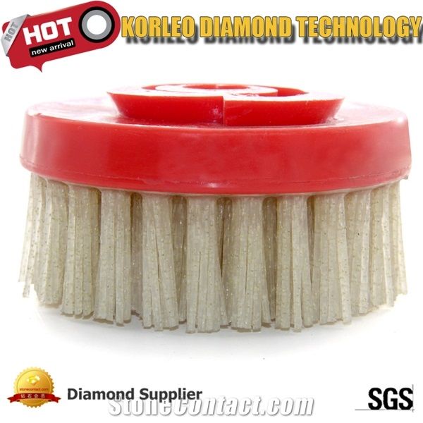 Korleo@-Snail Lock Round Diamond Antique Abrasive Brushes,Stone Brushes,Stone Tools