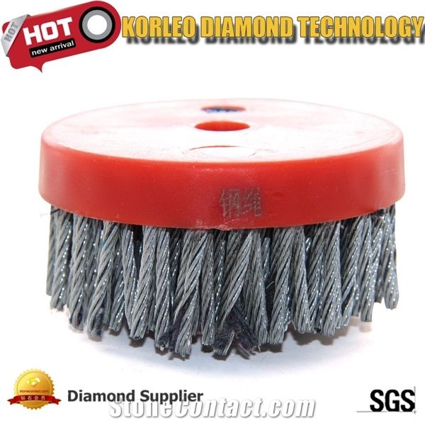 Steel Wire Round Antique Abrasive Brushes,Stone Brushes,Stone Tools