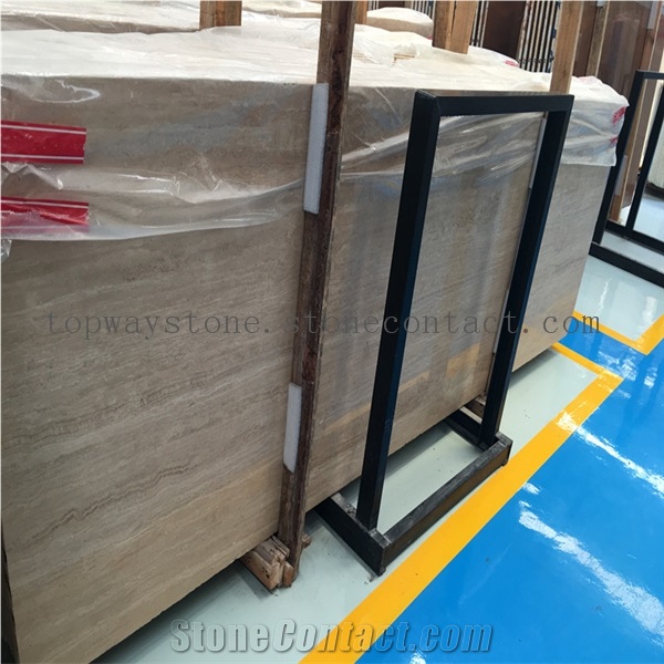 White Travertine Slabs & Tiles, White Travertine Turkey Slabs & Tiles, Denizli Light Travertine