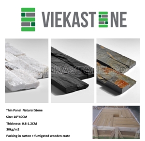 Rusty Multicolor Slate,Black Slate,Cloud Grey Quartzite Culture Stone Wall Cladding Leger Tile Veneer Ledgestone Z Shape