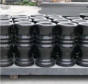 Black Granite Vase for Tombstone Black Granite Vase for Tombstone