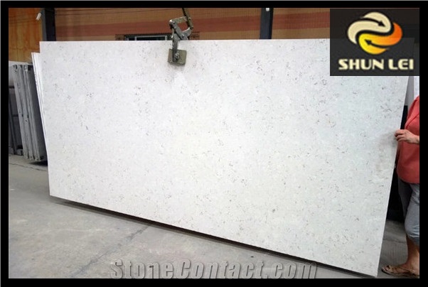 Carrara Quartz Stone Slab& Tiles,New Design Quartz Stone ,China Solid Surface