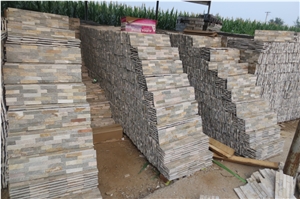 Castle Rock Stone Veneer Cultured Stone,Split Face Culture Stone,Golden Honey