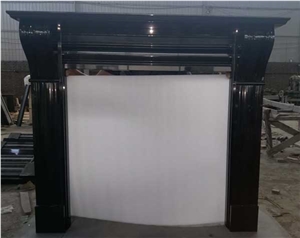 China Black Granite Stone Fireplace Mantel China Black Granite Stone Fireplace Mantel