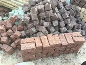 China Cheap Sandstone Customized Cubestone