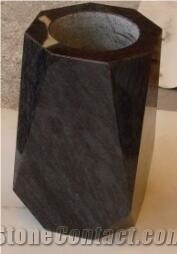 China Nature Stone Hand Made Cheap Headstone Vase