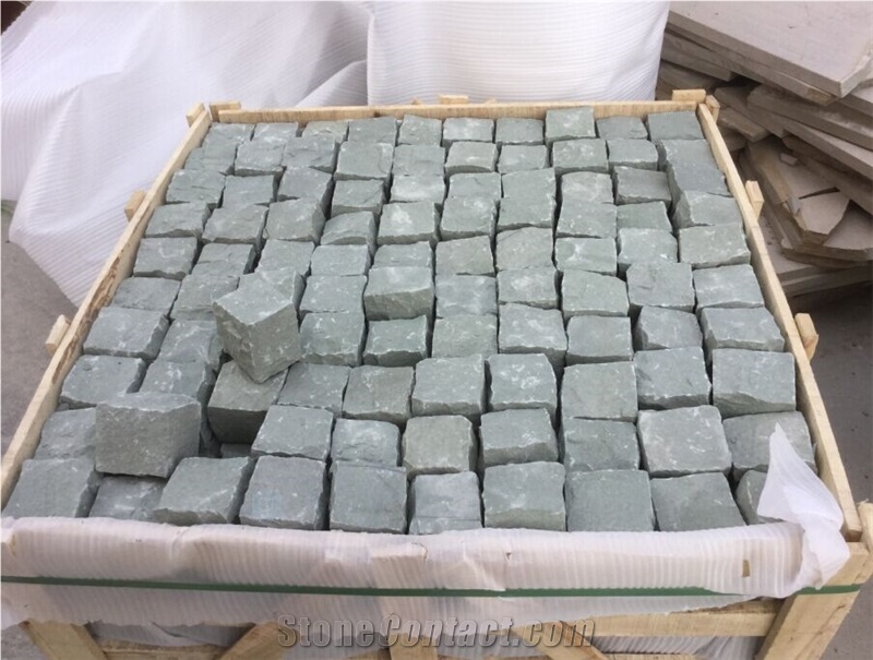 Grey Sandstone Cobble Stone, Grey Sandstone Setts