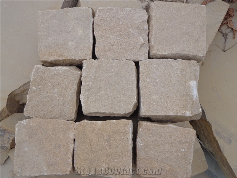 Grey Sandstone Cobble Stone, Grey Sandstone Setts