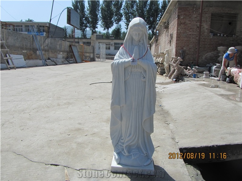 Madonna Mary Sculpture Statue Western Style Human Sculpture