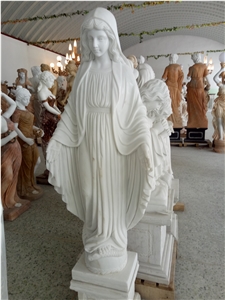 Marble Sculpture Of Virgin Maria