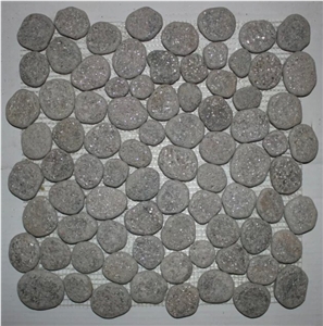 Natural Stone Floor Tile Composited Polished Slate Mosaic, Light Colors Mosaic