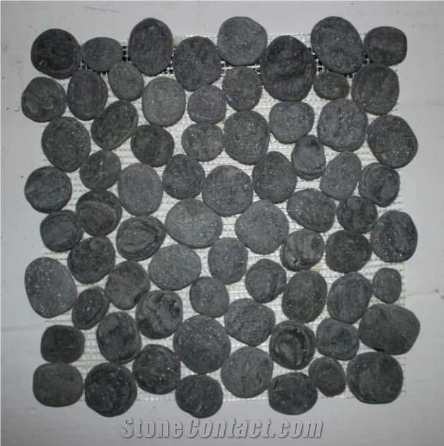 Natural Stone Floor Tile Composited Polished Slate Mosaic, Light Colors Mosaic