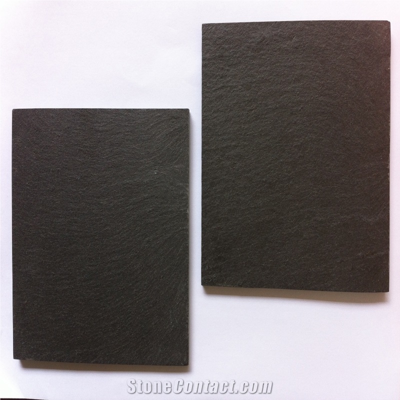 Rectangle Black Slate Stone Cheese Board Plate