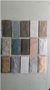 Split Face Multicolor Quartzite Mushroom Stone for Walling Cladding Split Face Multicolor Quartzite Mushroom Stone for Walling Cladding