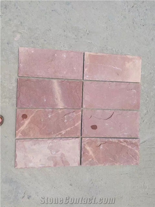 Split Face Multicolor Quartzite Mushroom Stone for Walling Cladding