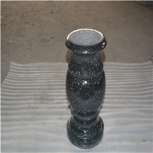 Tombstone Flower Granite Vases for Gravestone