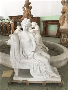White Marble Carving,Western Human Sculpture White Marble Carving,Western Human Sculpture