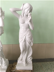 White Marble Carving,Western Human Sculpture
