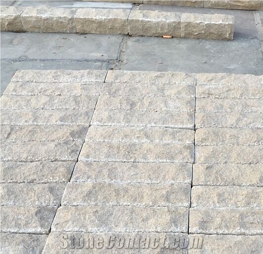 Yellow Sandstone Mushroom Stone/ Chinese Beige Wall Covering Cut to Size/Split Face Wall Cladding/Yellow Decorative Wall Panel Stone