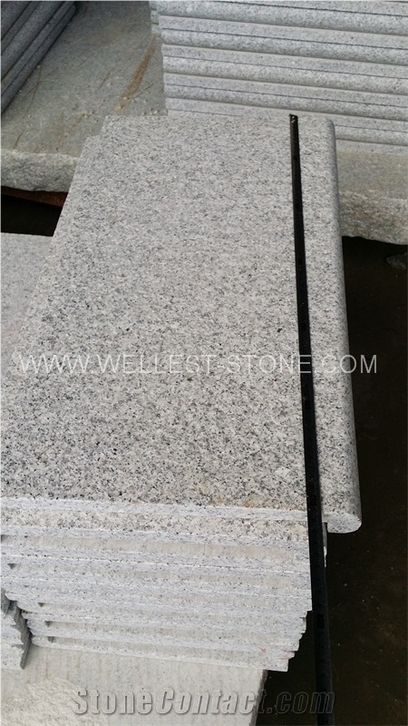 Natural Granite G603 Grey Flamed Surface Granite Tile Stair Stepping Tiles Stair Riser Tile