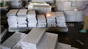 Natural Granite G603 Grey Flamed Surface Granite Tile Stair Stepping Tiles Stair Riser Tile