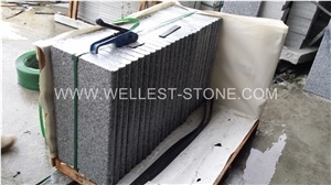Natural Granite G603 Grey Flamed Surface Granite Tile Stair Stepping Tiles Stair Riser Tile