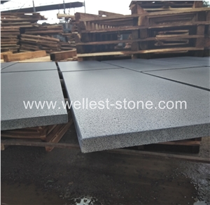 Natural Grey Basalt Honed 30x60 Basalt Tile Floor Tile Swimming Pool Tile Wall Decorative Basalt Tile Stair Steps
