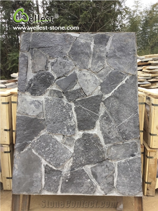 Natural Stone Loose Stone Wall Veneer Cement Back Outdoor Wall Cladding Stone Pattern