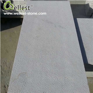 Natural White Quartzite Tile Bush Hammered Tile Outdoor Floor Tile Building Material Wall Covering Quartzite Tile