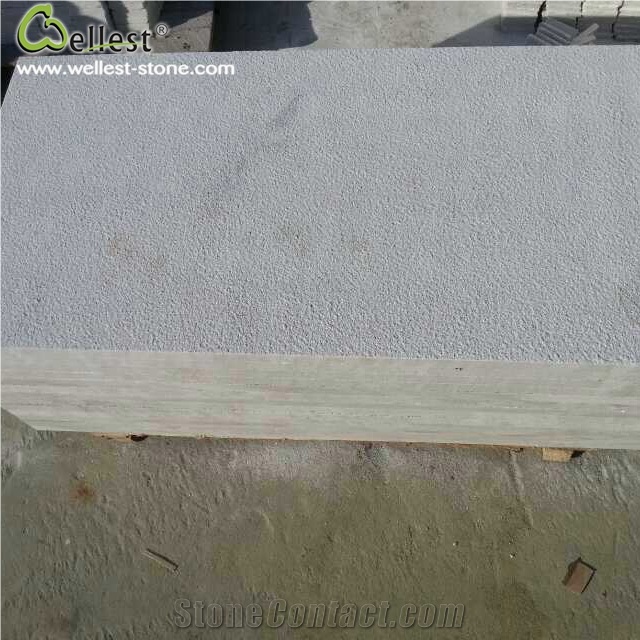 Natural White Quartzite Tile Bush Hammered Tile Outdoor Floor Tile Building Material Wall Covering Quartzite Tile