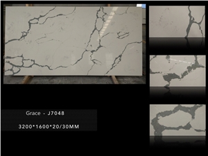 White Quartz Stone Slab in China, 2cm White Engineered Quartz Slabs ,3cm Solid Surface White Quartz for Kitchen, White Quartz