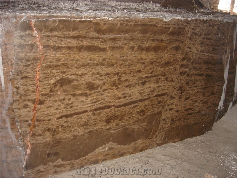 Coffee Brown Marble Slabs & Tiles, Fantasy Bamboo Brown Marble, Wood Grain, China Brown Marble
