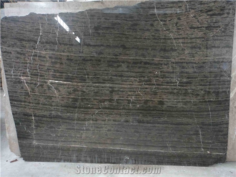 Coffee Brown Marble Slabs & Tiles, Fantasy Bamboo Brown Marble, Wood Grain, China Brown Marble