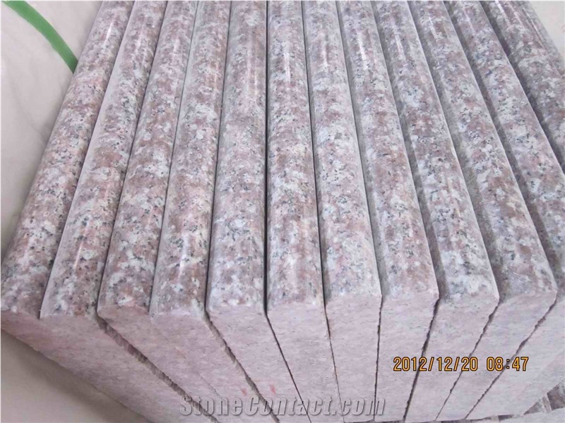 G684 Peach Red Granite Polished Steps, Stair Riser, Stair Treads, Staircase