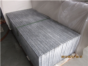 New G603/Crystal White/Padang Light Granite Flamed Steps, Stair Treads, Staircase