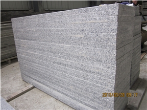 New G603/Crystal White/Padang Light Granite Honed Steps, Stair Riser, Stair Treads, Staircase