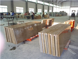 Rusty Yellow Granite Countertop, G682 Yellow Granite, Giallo Rusty, Sunset Gold Granite Countertop