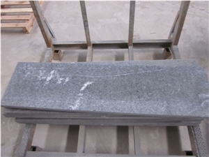 Via Lactea/Snow Grey/Mist Black/Jet Mist Granite Flamed Steps, Stair Riser, Stair Treads, Staircase